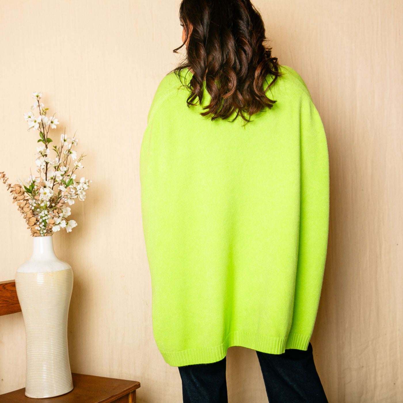 V Neck Poncho Jumper