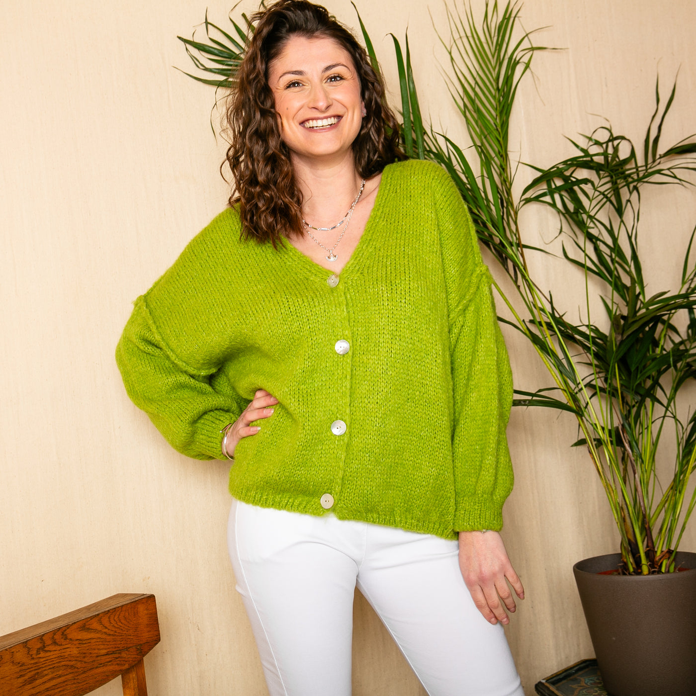 Fraya Button Detail Jumper