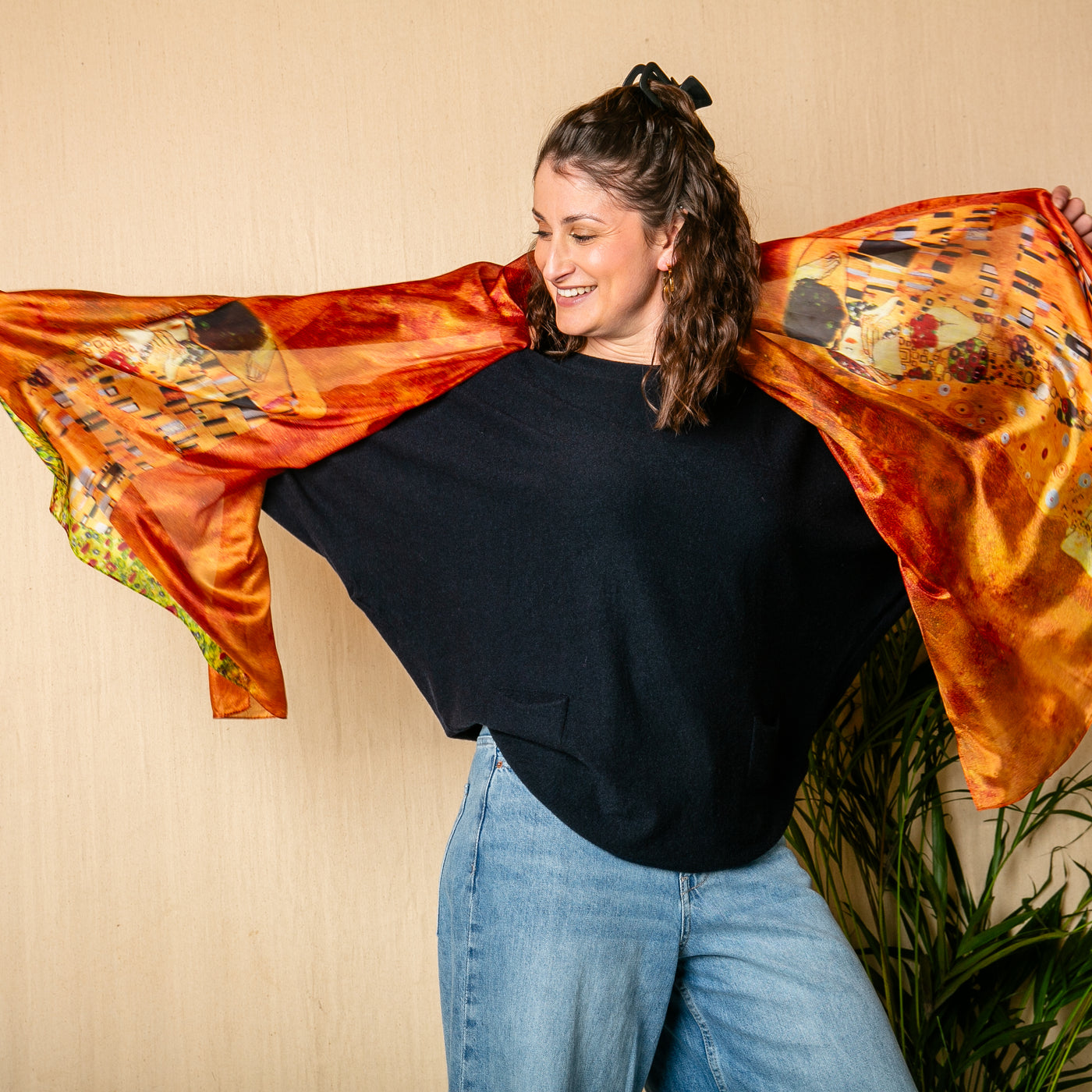 Embrace Large Silk Scarf