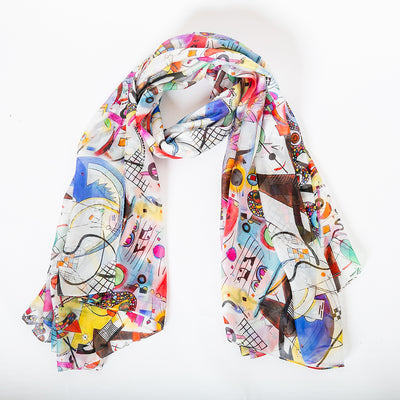 All Sorts Large Silk Scarf