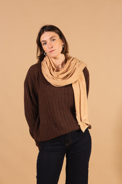 Grace Cashmere Mix Button Poncho