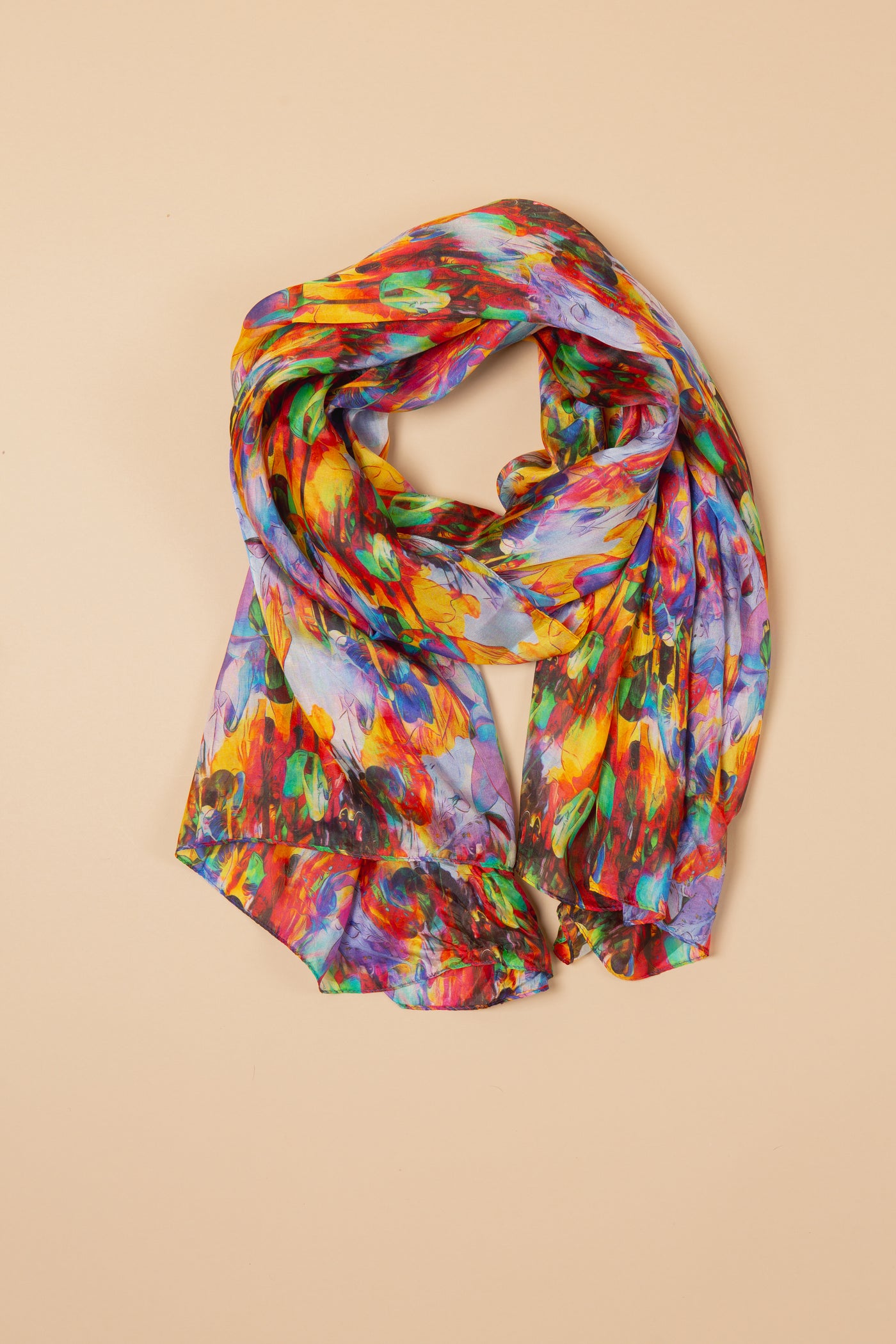 Confetti Large Silk Scarf