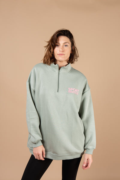 Brooklyn Zip Sweatshirt